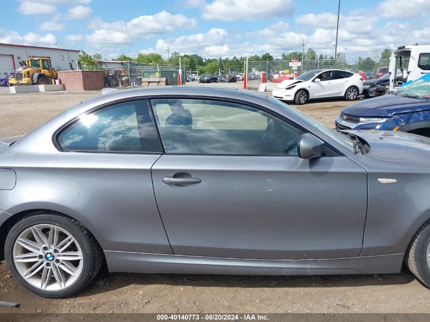 2013 BMW 128I I VIN: WBAUP7C52DVM55287 Lot: 40140773