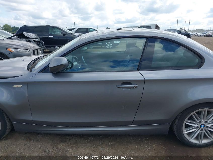 2013 BMW 128I I VIN: WBAUP7C52DVM55287 Lot: 40140773