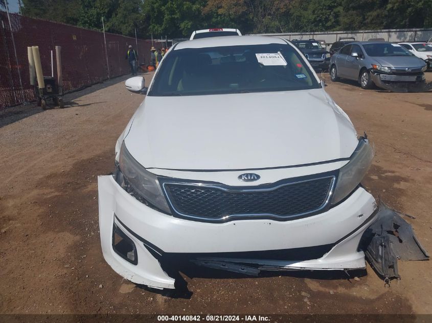 2014 Kia Optima Lx VIN: 5XXGM4A72EG309500 Lot: 40140842