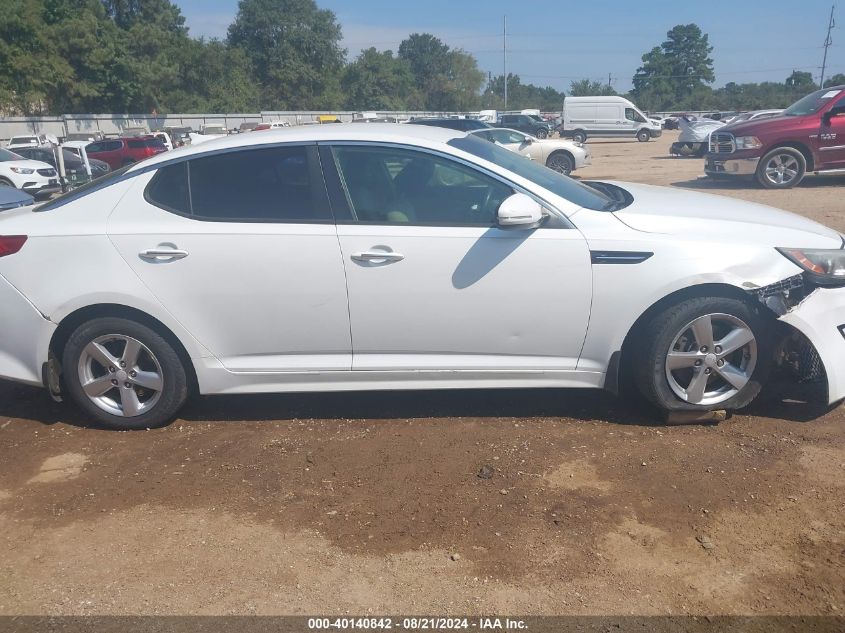 2014 Kia Optima Lx VIN: 5XXGM4A72EG309500 Lot: 40140842