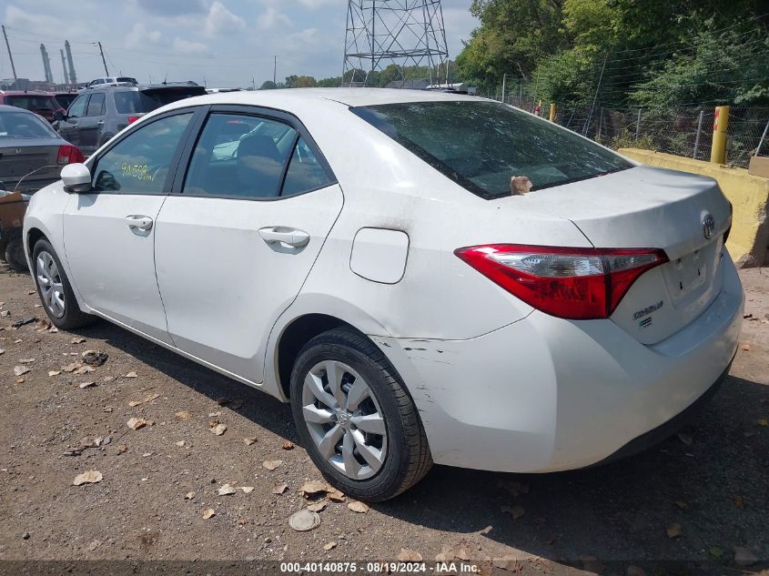 2016 Toyota Corolla L/Le/Le Plus/Le Premium/S/S Plus/S Premium/S W/Special Edition Pkg VIN: 5YFBURHE2GP410879 Lot: 40140875