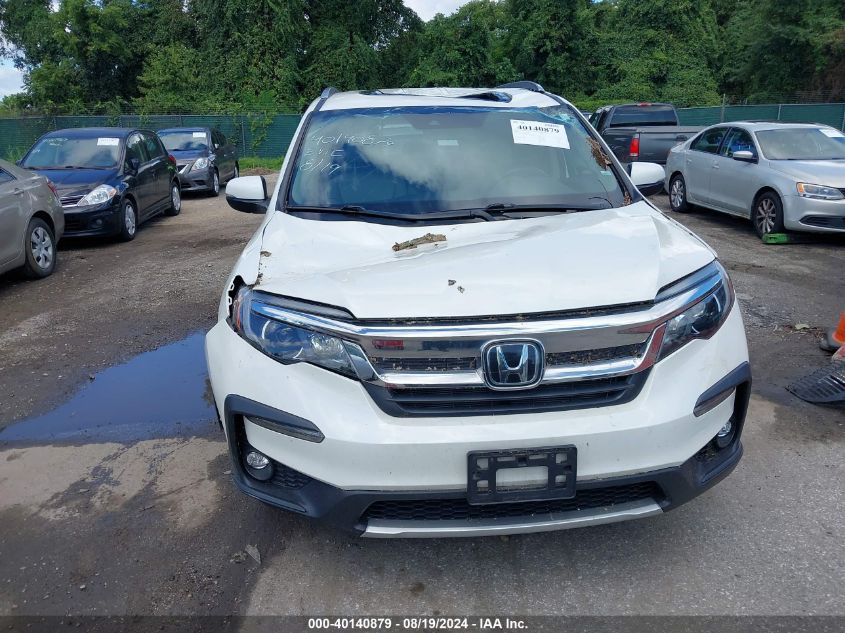 2019 Honda Pilot Ex-L VIN: 5FNYF6H52KB082788 Lot: 40140879