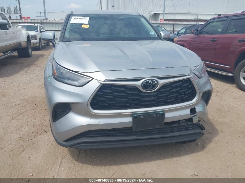 2022 Toyota Highlander L VIN: 5TDCZRAH7NS141146 Lot: 40140896