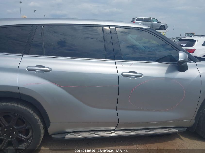 2022 Toyota Highlander L VIN: 5TDCZRAH7NS141146 Lot: 40140896