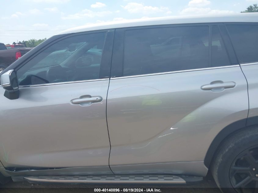 2022 Toyota Highlander L VIN: 5TDCZRAH7NS141146 Lot: 40140896