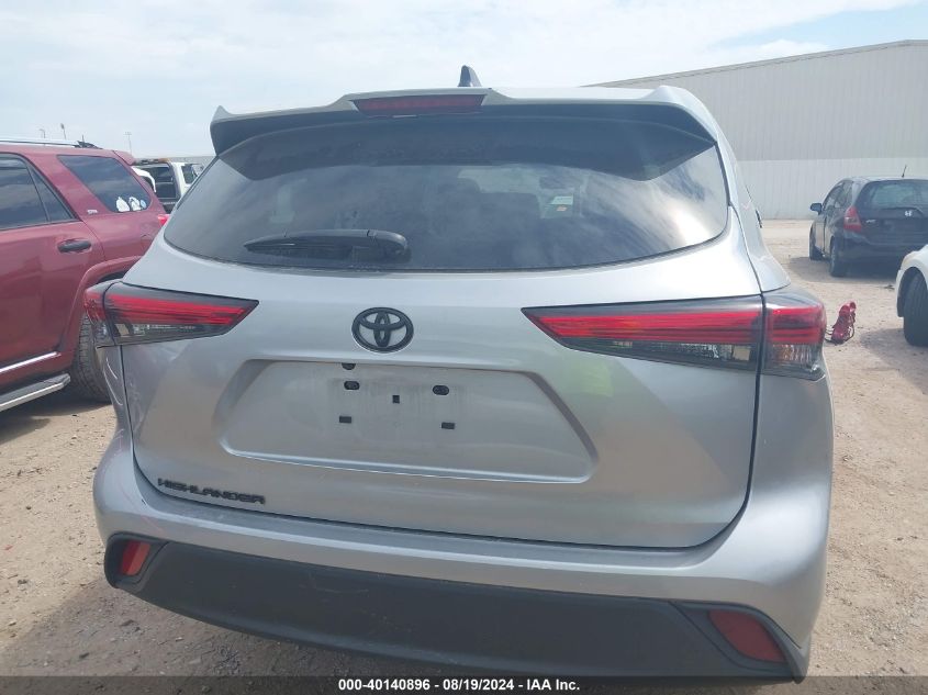2022 Toyota Highlander L VIN: 5TDCZRAH7NS141146 Lot: 40140896