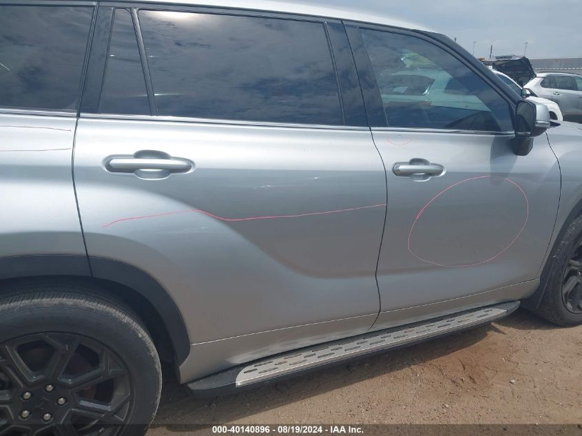 2022 Toyota Highlander L VIN: 5TDCZRAH7NS141146 Lot: 40140896