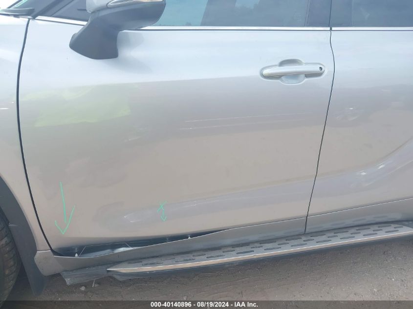 2022 Toyota Highlander L VIN: 5TDCZRAH7NS141146 Lot: 40140896
