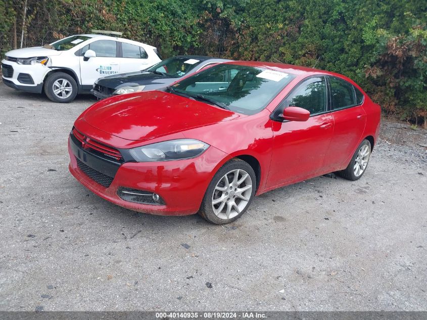 2013 Dodge Dart Rallye VIN: 1C3CDFBH5DD699619 Lot: 40140935