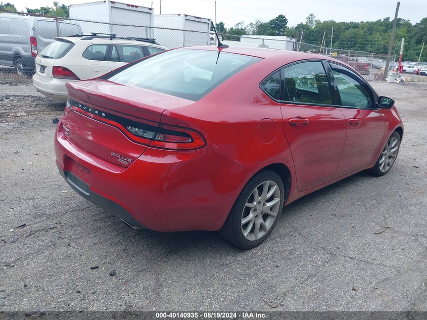 2013 Dodge Dart Rallye VIN: 1C3CDFBH5DD699619 Lot: 40140935