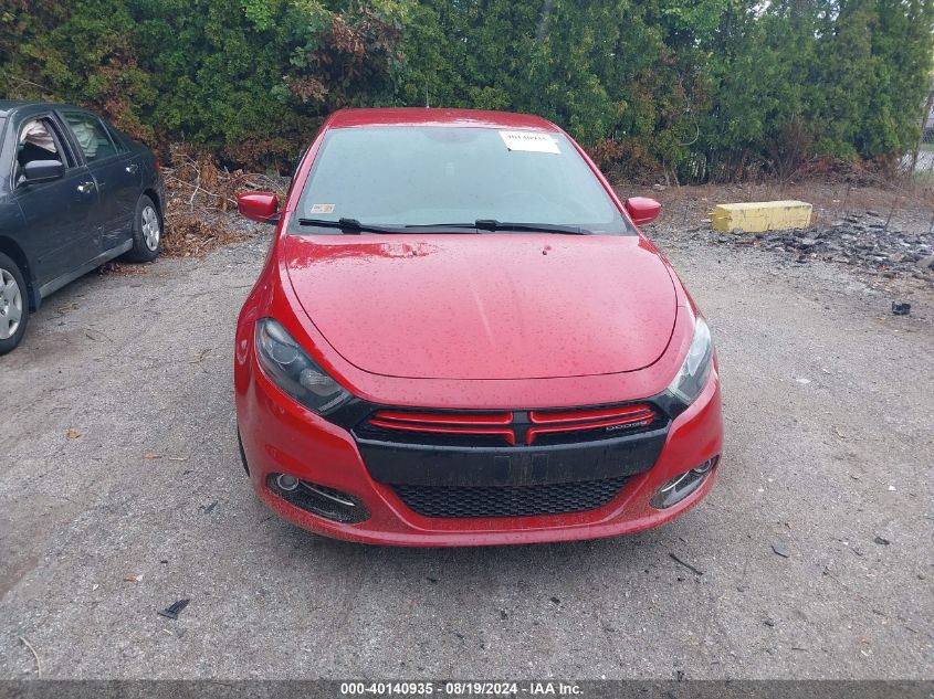 2013 Dodge Dart Rallye VIN: 1C3CDFBH5DD699619 Lot: 40140935