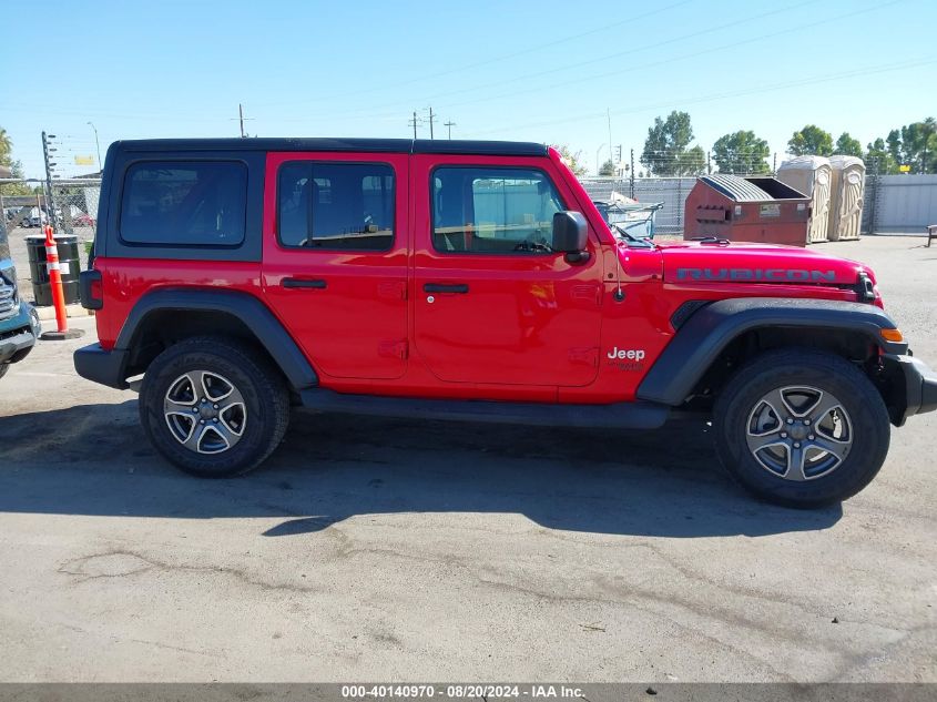 2019 Jeep Wrangler Unlimited Sport VIN: 1C4HJXDGXKW529231 Lot: 40140970