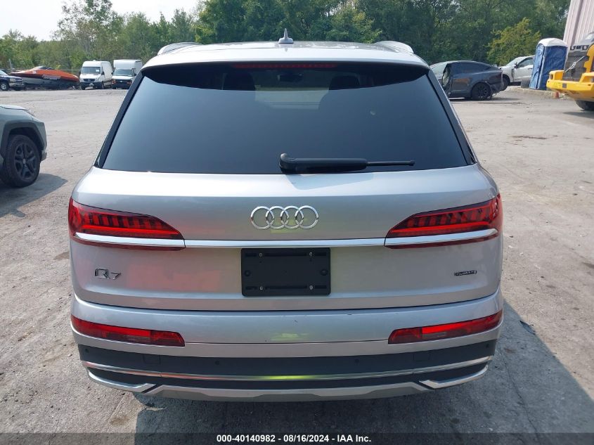 2022 Audi Q7 Premium Plus 55 Tfsi Quattro Tiptronic VIN: WA1LXBF72ND009477 Lot: 40140982