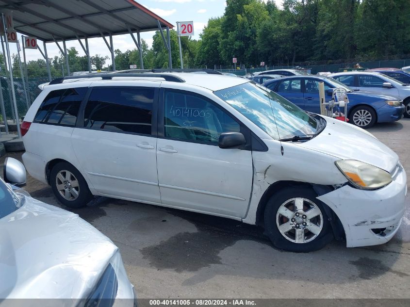 2005 Toyota Sienna Le VIN: 5TDZA23C45S257544 Lot: 40141005