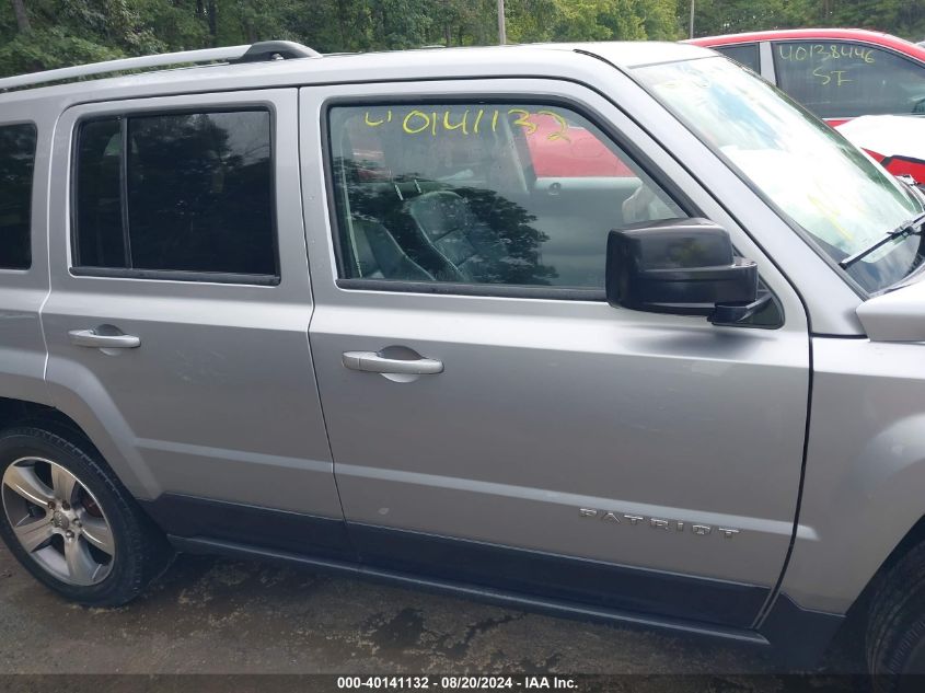 2017 Jeep Patriot High Altitude Fwd VIN: 1C4NJPFA2HD187466 Lot: 40141132