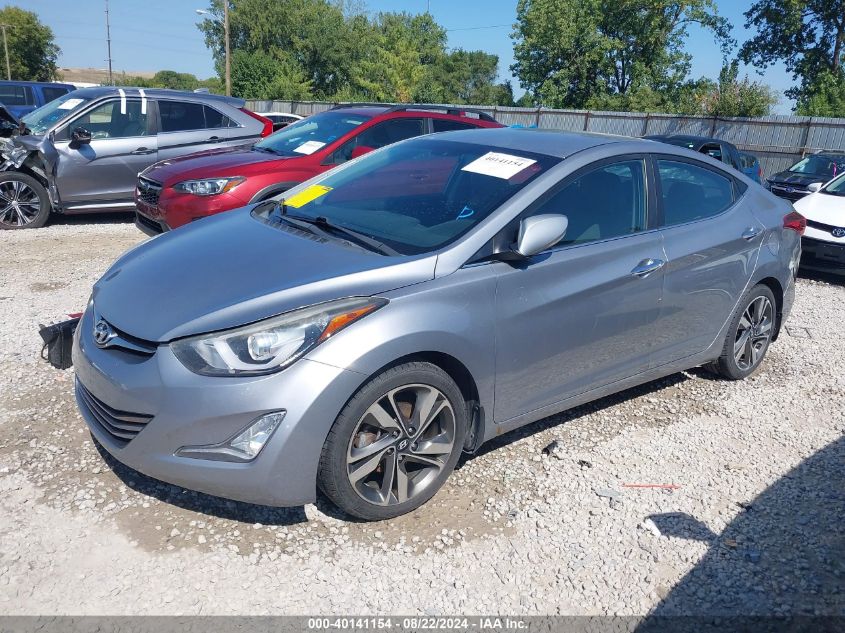 5NPDH4AEXFH553357 2015 HYUNDAI ELANTRA - Image 2