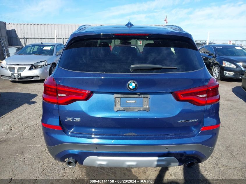 2020 BMW X3 xDrive30I VIN: 5UXTY5C06L9C64503 Lot: 40141158