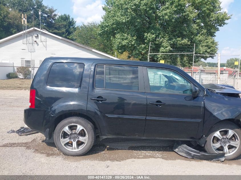 2015 Honda Pilot Se VIN: 5FNYF4H3XFB079114 Lot: 40141329