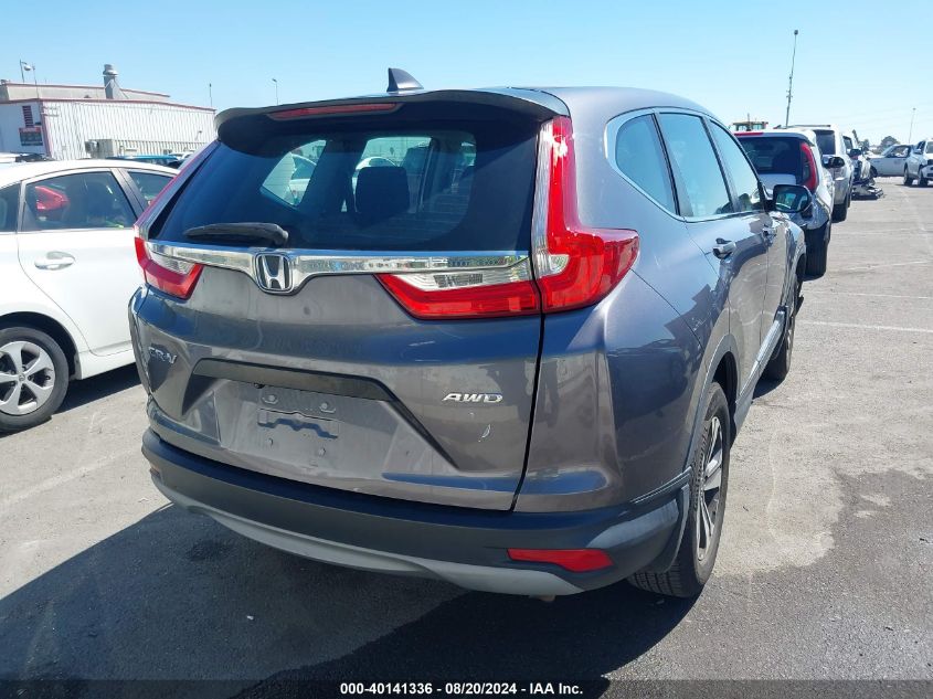 2019 Honda Cr-V Lx VIN: 2HKRW6H37KH213914 Lot: 40141336