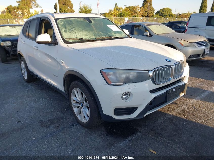 2017 BMW X3 SDRIVE28I - 5UXWZ7C31H0X39001