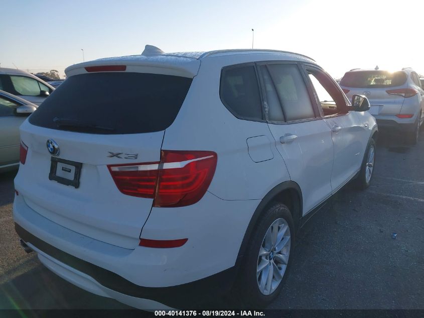 2017 BMW X3 SDRIVE28I - 5UXWZ7C31H0X39001