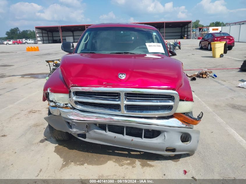 2001 Dodge Dakota Slt/Sport VIN: 1B7HL2AN91S292575 Lot: 40141380