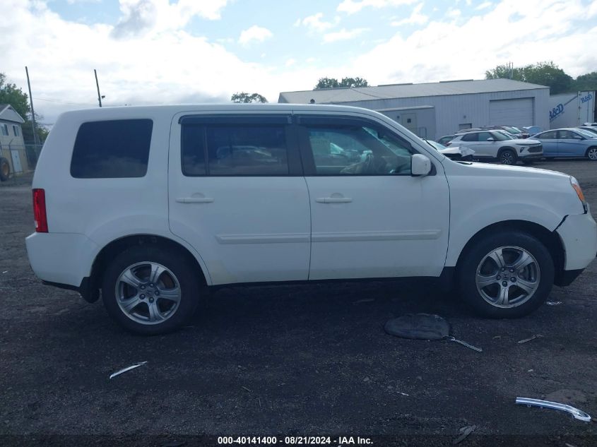 2014 Honda Pilot Ex-L VIN: 5FNYF4H78EB037302 Lot: 40141400