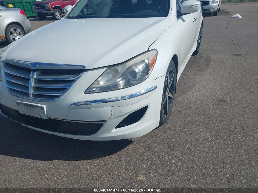 2013 Hyundai Genesis 3.8 VIN: KMHGC4DD0DU224499 Lot: 40141477