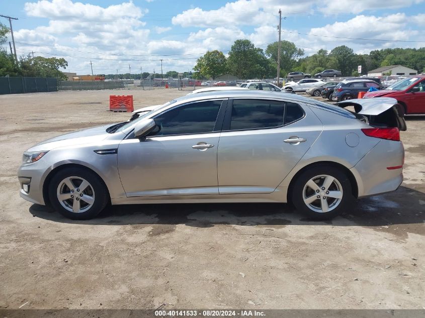 2015 Kia Optima Lx VIN: 5XXGM4A71FG480028 Lot: 40141533