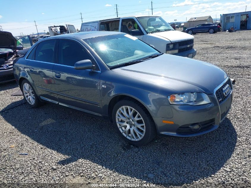 2008 Audi A4 2.0T/2.0T Special Edition VIN: WAUDF78E08A163730 Lot: 40141544