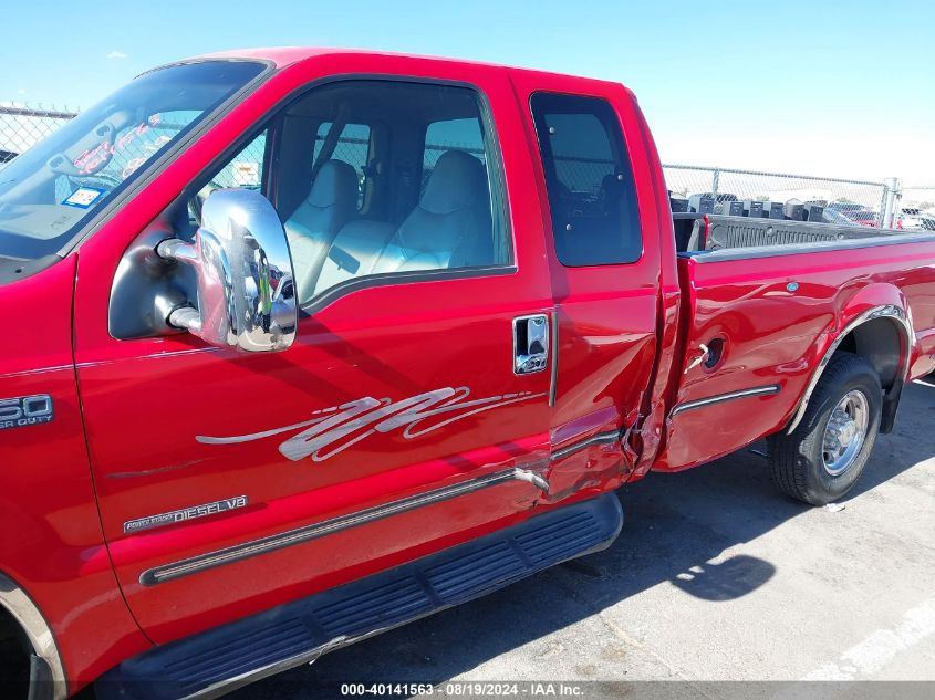 2000 Ford F-250 Lariat/Xl/Xlt VIN: 1FTNX20F5YEB76056 Lot: 40141563