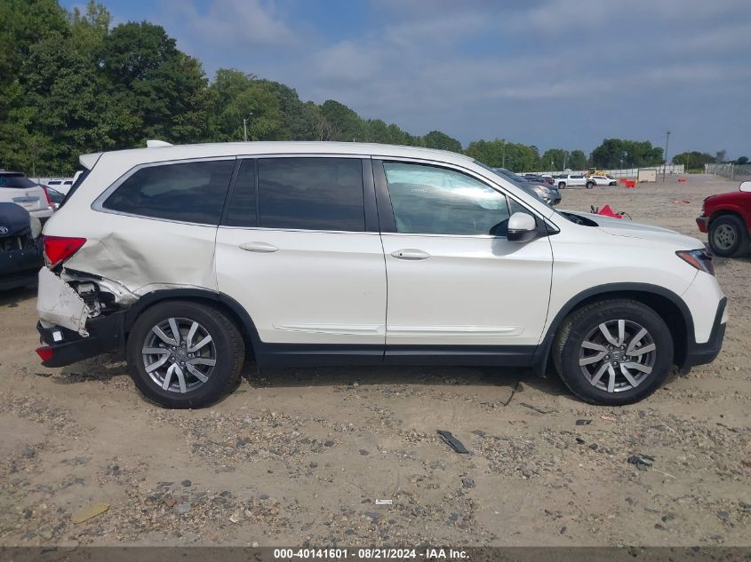 2019 Honda Pilot Ex-L VIN: 5FNYF5H58KB032648 Lot: 40141601