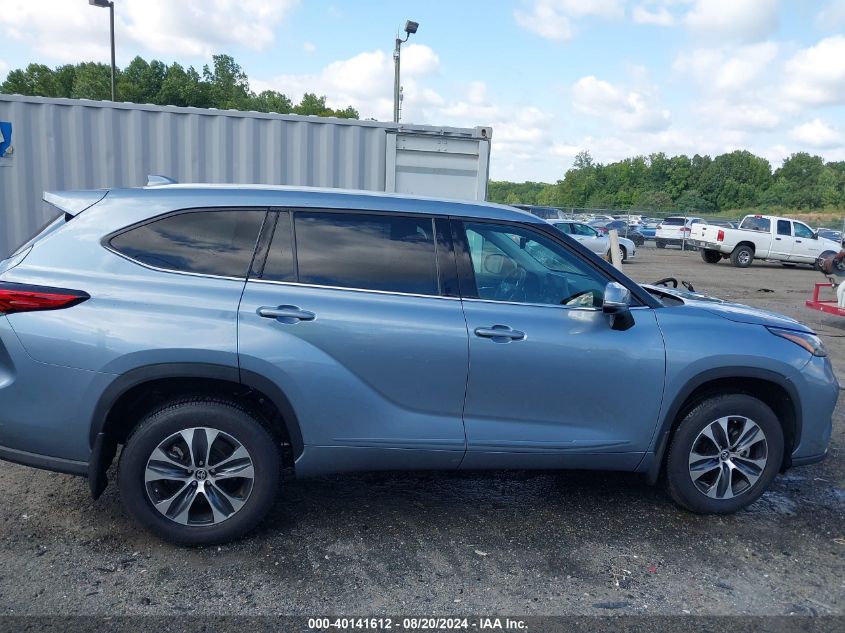 2022 Toyota Highlander Xle VIN: 5TDGZRBH5NS240404 Lot: 40141612