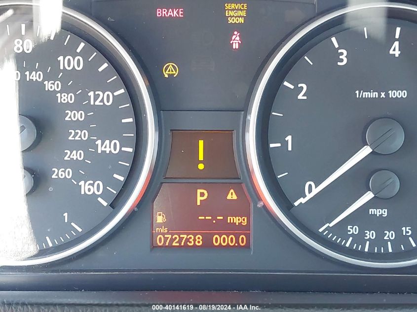 2006 BMW 325I VIN: WBAVB13556KX64708 Lot: 40141619