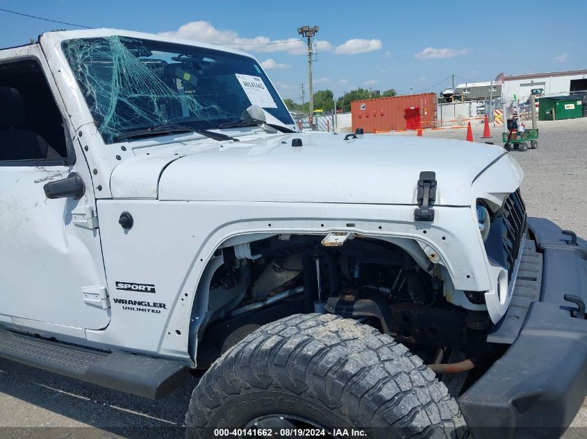 2014 Jeep Wrangler Unlimited Sport VIN: 1C4BJWDG9EL269524 Lot: 40141662