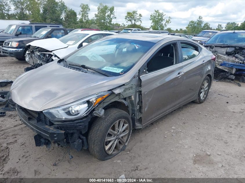 5NPDH4AE5FH576397 2015 HYUNDAI ELANTRA - Image 2