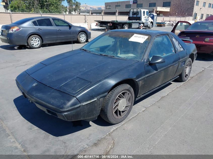 1986 Pontiac Fiero VIN: 1G2PE37R3GP264079 Lot: 40141714