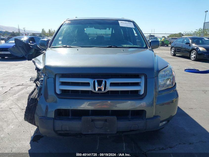 2007 Honda Pilot Ex VIN: 2HKYF18497H513923 Lot: 40141725