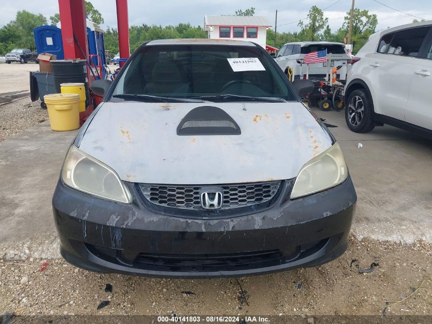 2005 Honda Civic Lx VIN: 1HGEM22555L058482 Lot: 40141803