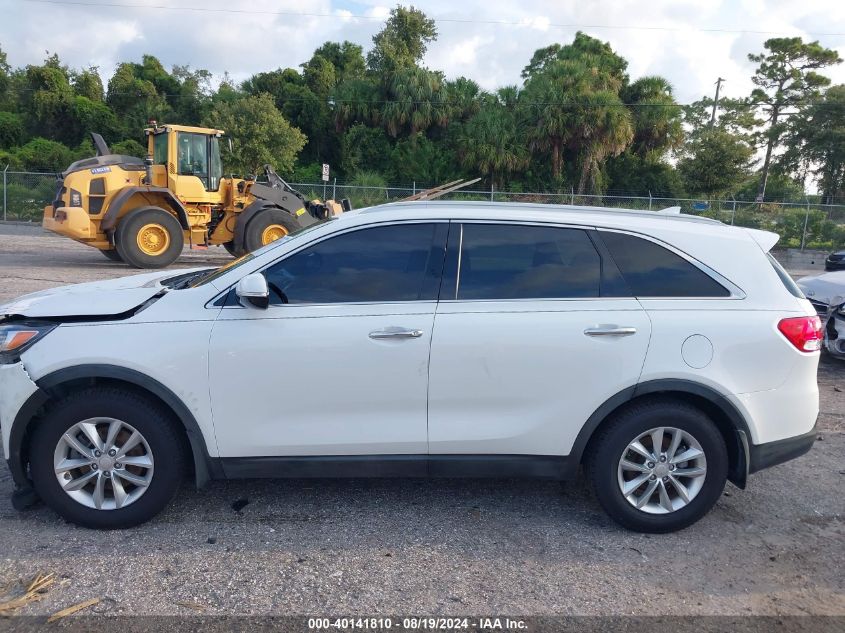 2018 Kia Sorento 2.4L Lx VIN: 5XYPG4A3XJG349009 Lot: 40141810