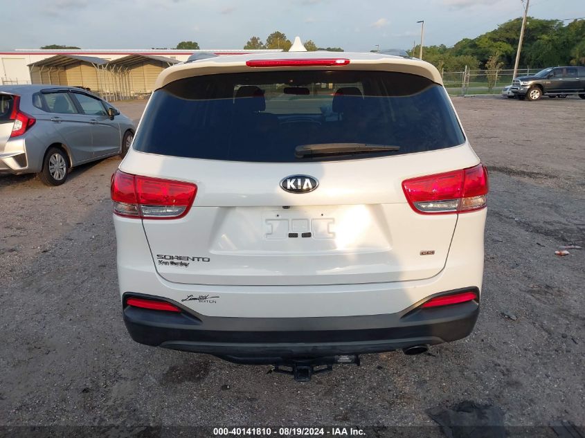 2018 KIA SORENTO 2.4L LX - 5XYPG4A3XJG349009