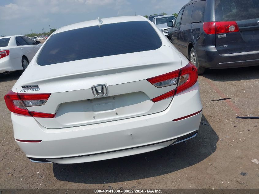 2021 Honda Accord Lx VIN: 1HGCV1F12MA034561 Lot: 40141830