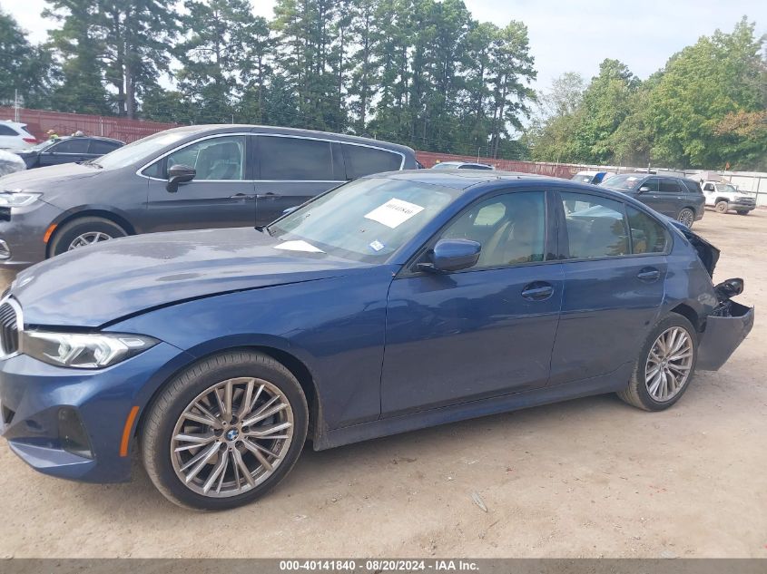 2023 BMW 330I VIN: 3MW69FF07P8D64388 Lot: 40141840