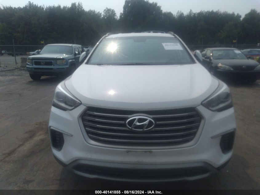 2017 Hyundai Santa Fe Se VIN: KM8SMDHF2HU202769 Lot: 40141855