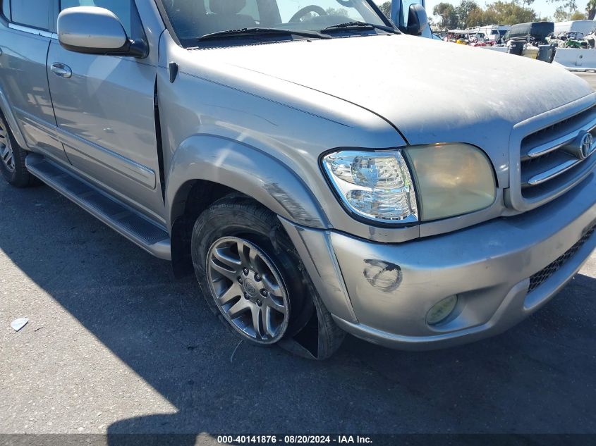 2004 Toyota Sequoia Limited V8 VIN: 5TDZT38A54S237034 Lot: 40141876