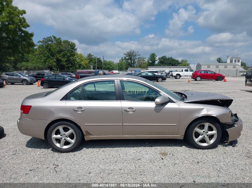 2006 Hyundai Sonata Gls V6/Lx V6 VIN: 5NPEU46F56H105240 Lot: 40141881