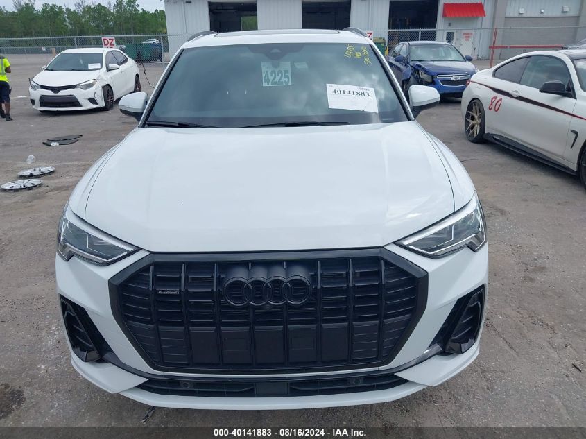 2023 Audi Q3 Premium Plus 45 Tfsi S Line Quattro Tiptronic VIN: WA1EECF37P1139888 Lot: 40141883