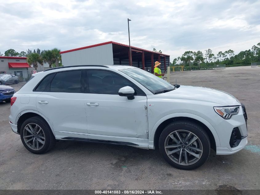 2023 Audi Q3 Premium Plus 45 Tfsi S Line Quattro Tiptronic VIN: WA1EECF37P1139888 Lot: 40141883