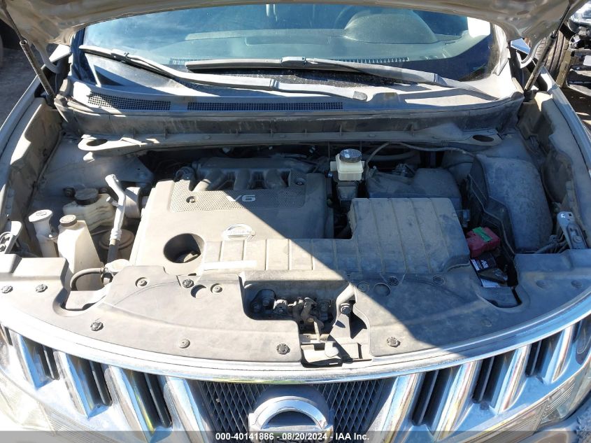 2009 Nissan Murano Sl VIN: JN8AZ18U29W006498 Lot: 40141886