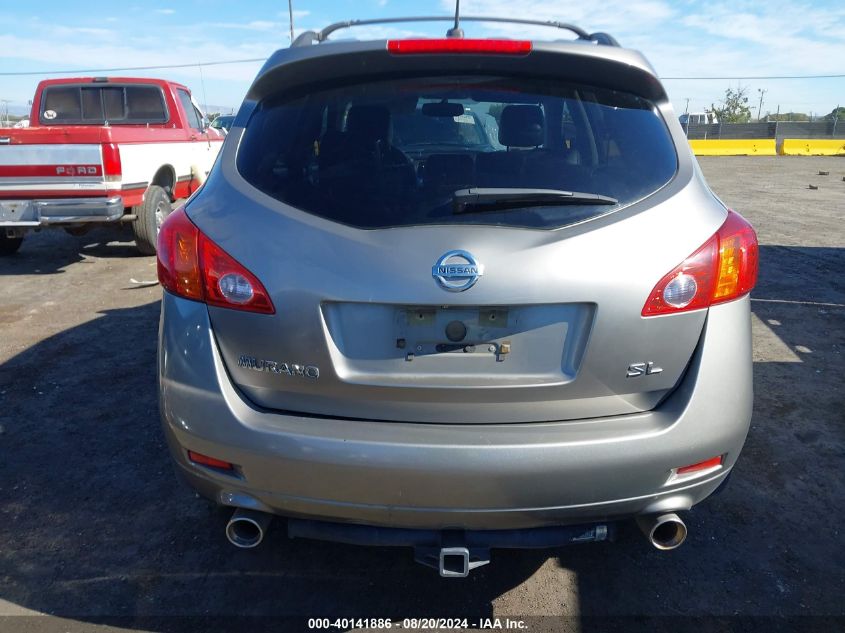 2009 Nissan Murano Sl VIN: JN8AZ18U29W006498 Lot: 40141886